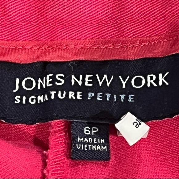JONES NEW YORK SIGNATURE WOMEN’S PETITE STRETCH EASY CARE PANTS - Picture 10 of 13